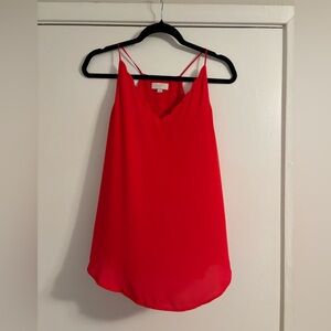 Loft Outlet Scalloped Spaghetti Strap Flowy Tank